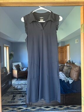 Gottex black Sleeveless Polo Midi Dress